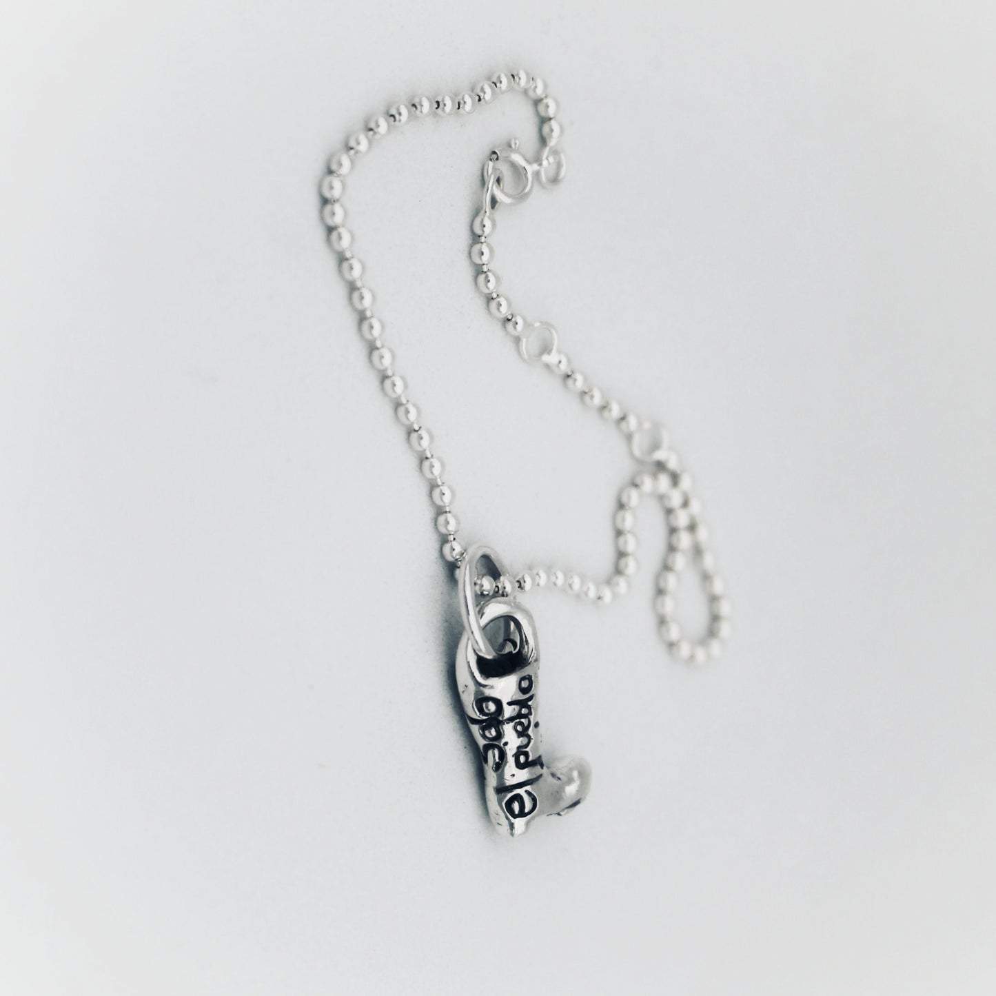 Pulsera Plata de Ley 925 con Colgante Solidario