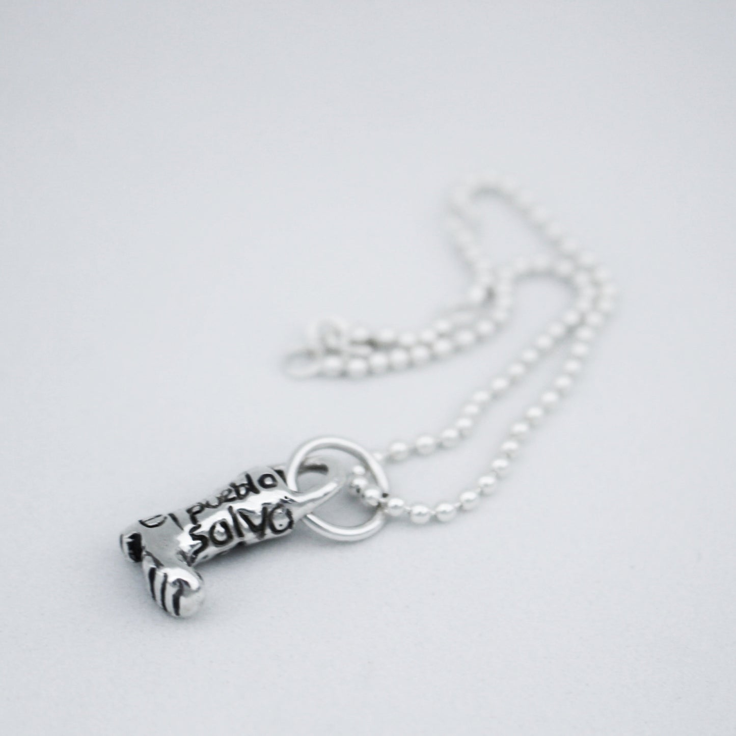 Pulsera Plata de Ley 925 con Colgante Solidario