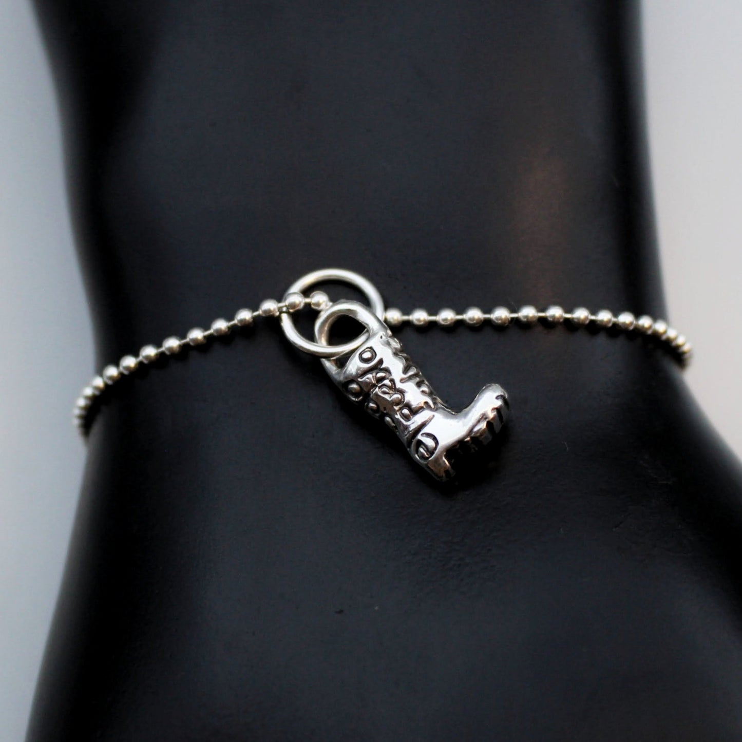 Pulsera Plata de Ley 925 con Colgante Solidario