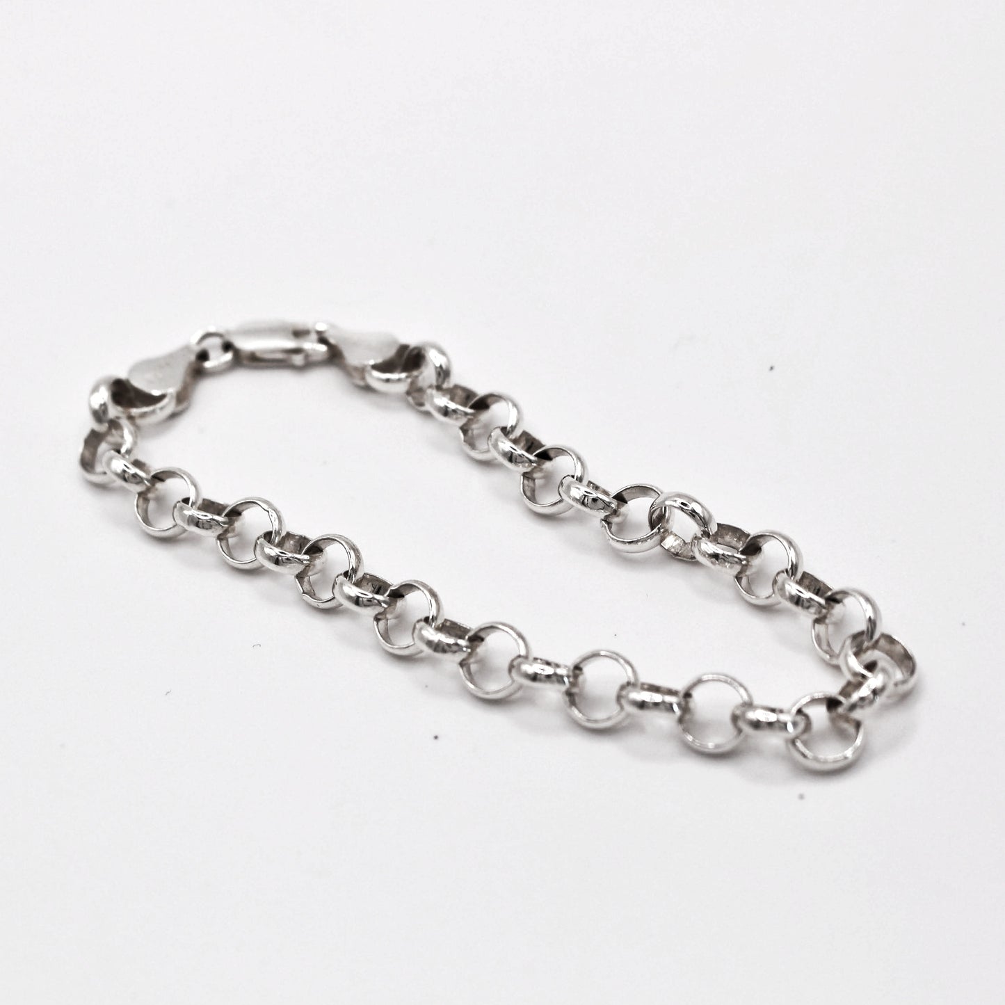 Personalized Silver Bracelet with Two Charms | Engraved Word & Initial Naturalesa