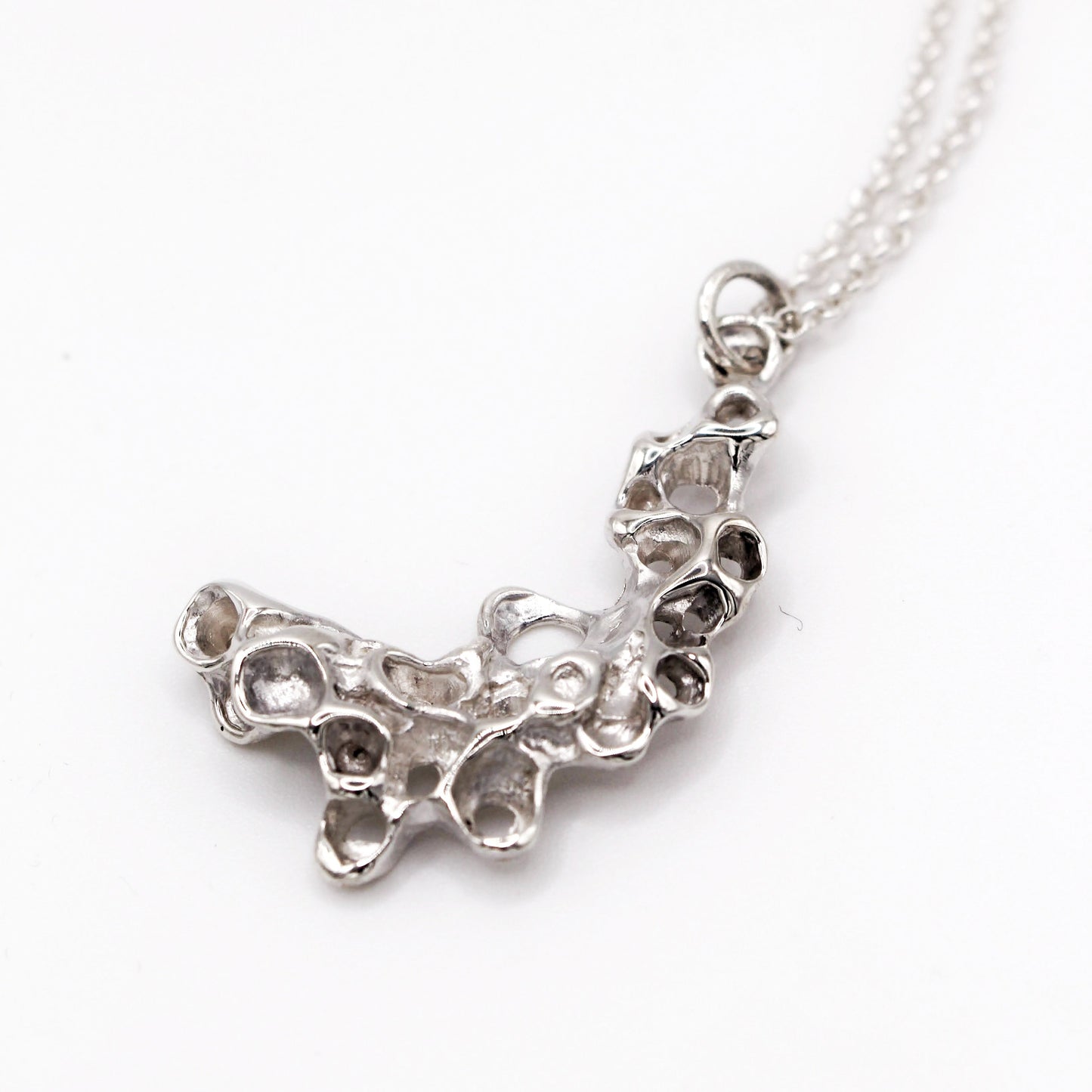 Symbolic silver pendant crafted in recycled sterling silver 925, meaningful jewelry for resilience