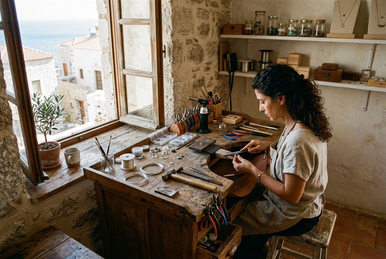 Mediterranean jewellery studio
