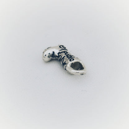 Solidarity Charm Silver 925 Rain Boot with engraved message Solo el Pueblo Salva al Pueblo Colgante. Solidarity initiative to support those in need after the DANA devastation in Spain.