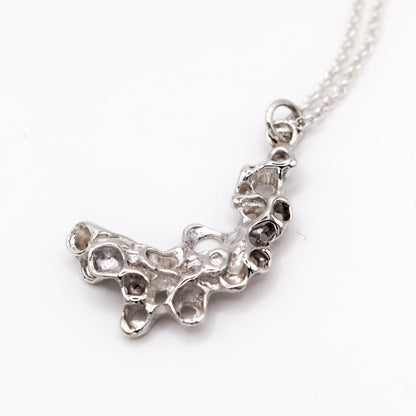 Symbolic silver pendant crafted in recycled sterling silver 925, meaningful jewelry for resilience